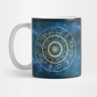 Hand Drawn Zodiac Chart | Galaxy Mug